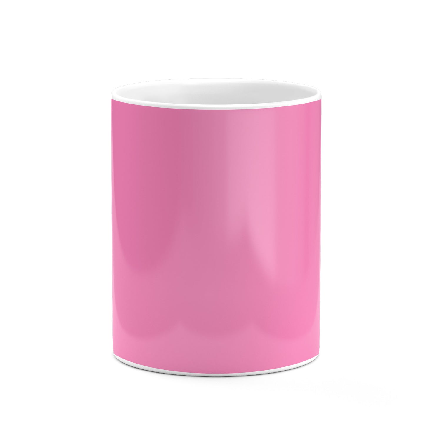 Personalised Pink Yellow Initial 10oz Mug Alternative Image 7