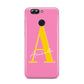 Personalised Pink Yellow Initial Huawei Nova 2s Phone Case