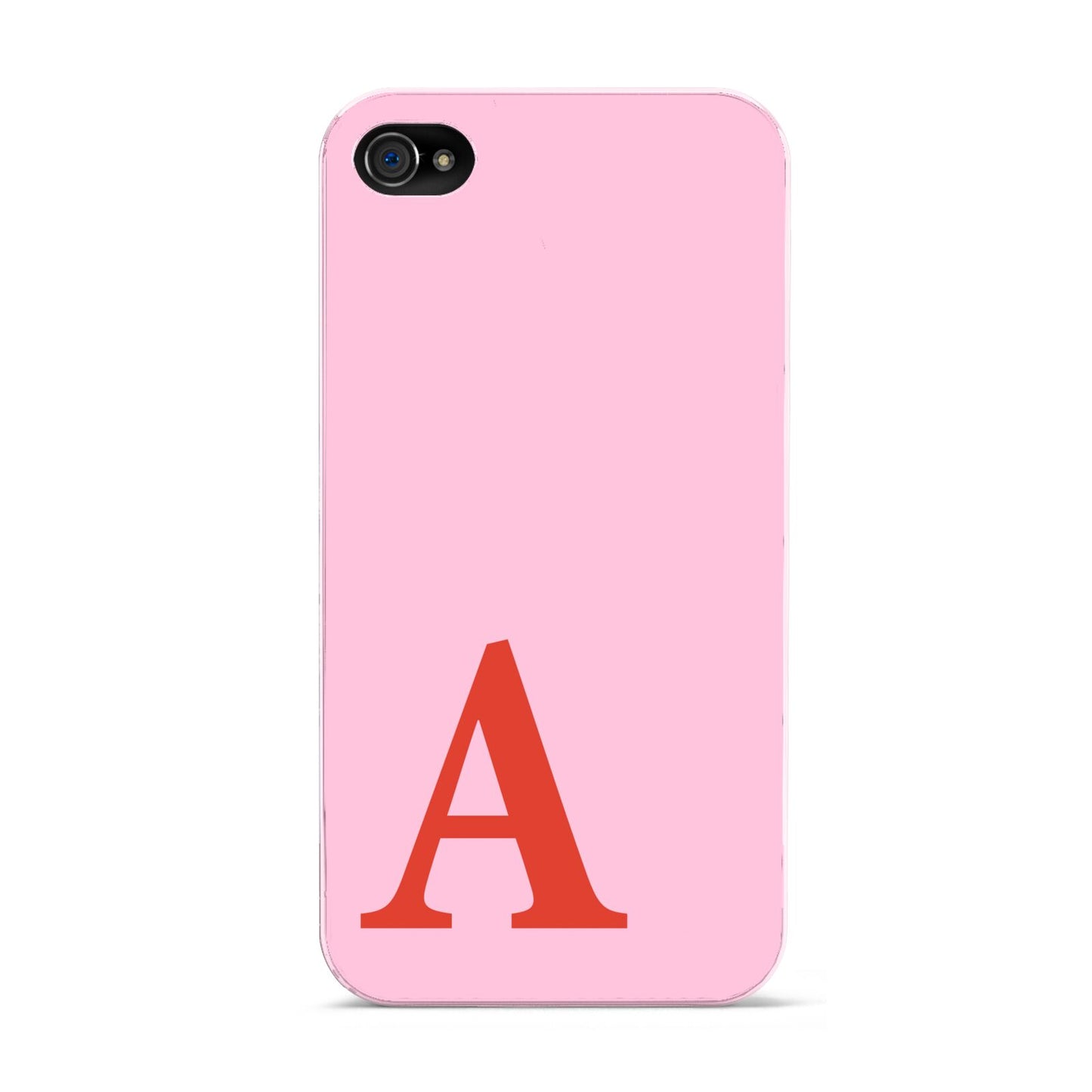 Personalised Pink and Red Apple iPhone 4s Case