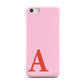 Personalised Pink and Red Apple iPhone 5c Case