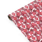 Personalised Pink and Red Floral Personalised Gift Wrap