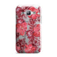 Personalised Pink and Red Floral Samsung Galaxy J1 2015 Case