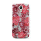 Personalised Pink and Red Floral Samsung Galaxy S4 Mini Case