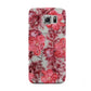 Personalised Pink and Red Floral Samsung Galaxy S6 Case