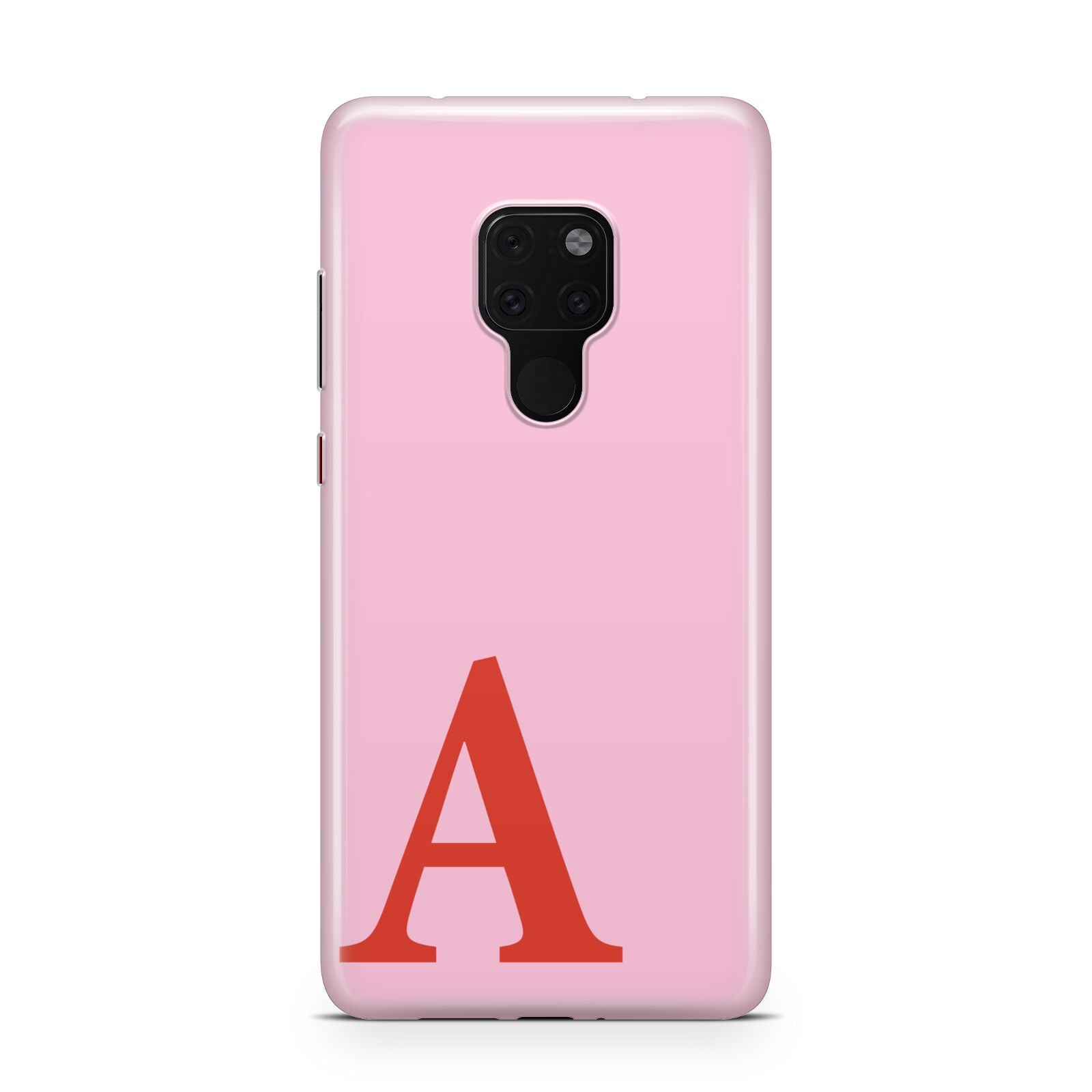 Personalised Pink and Red Huawei Mate 20 Phone Case