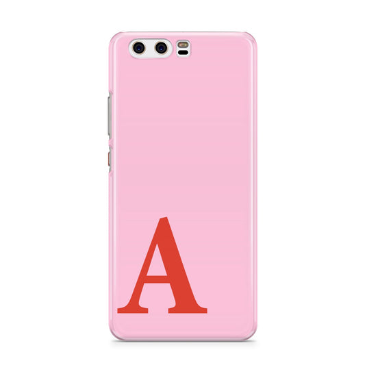 Personalised Pink and Red Huawei P10 Phone Case