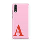 Personalised Pink and Red Huawei P20 Phone Case