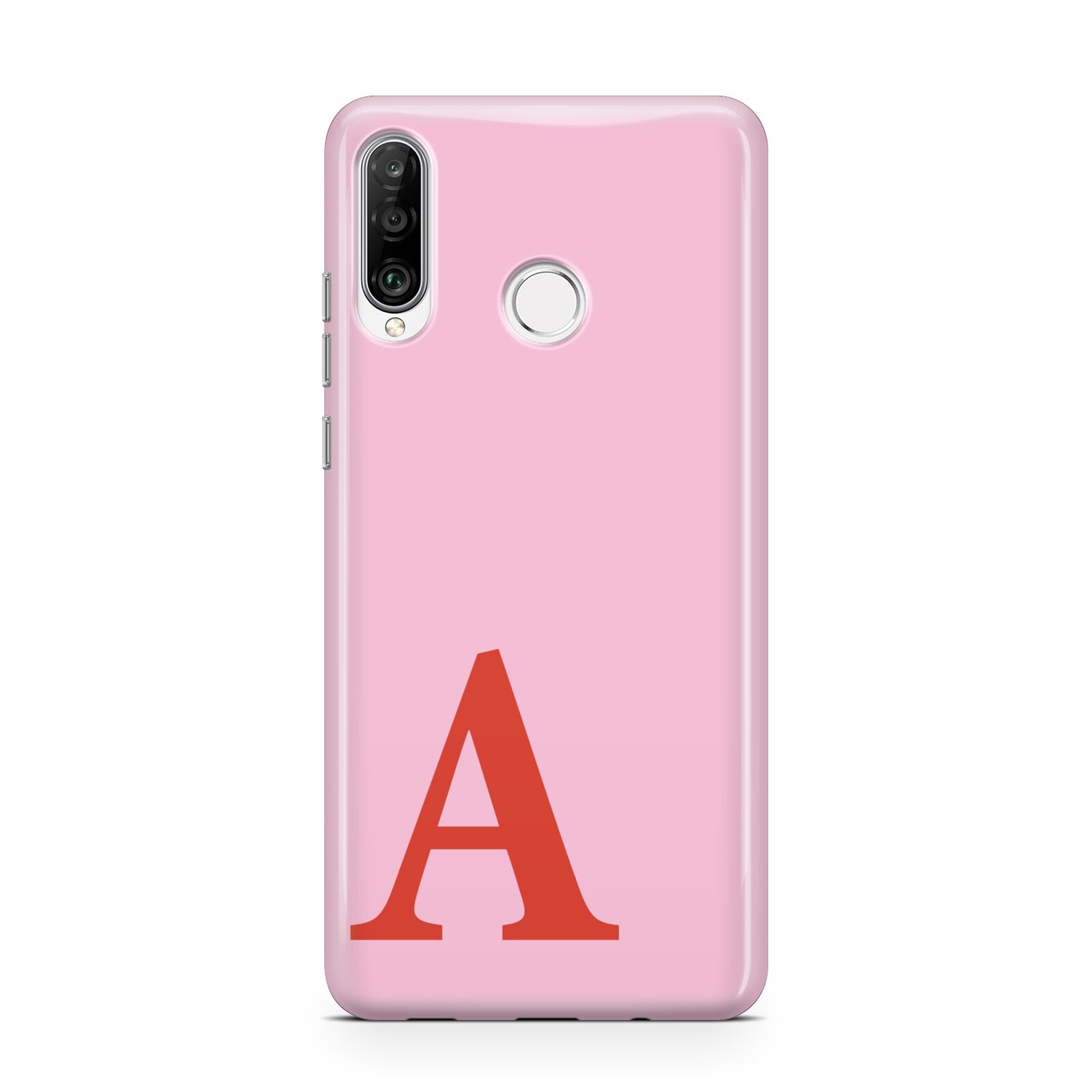 Personalised Pink and Red Huawei P30 Lite Phone Case