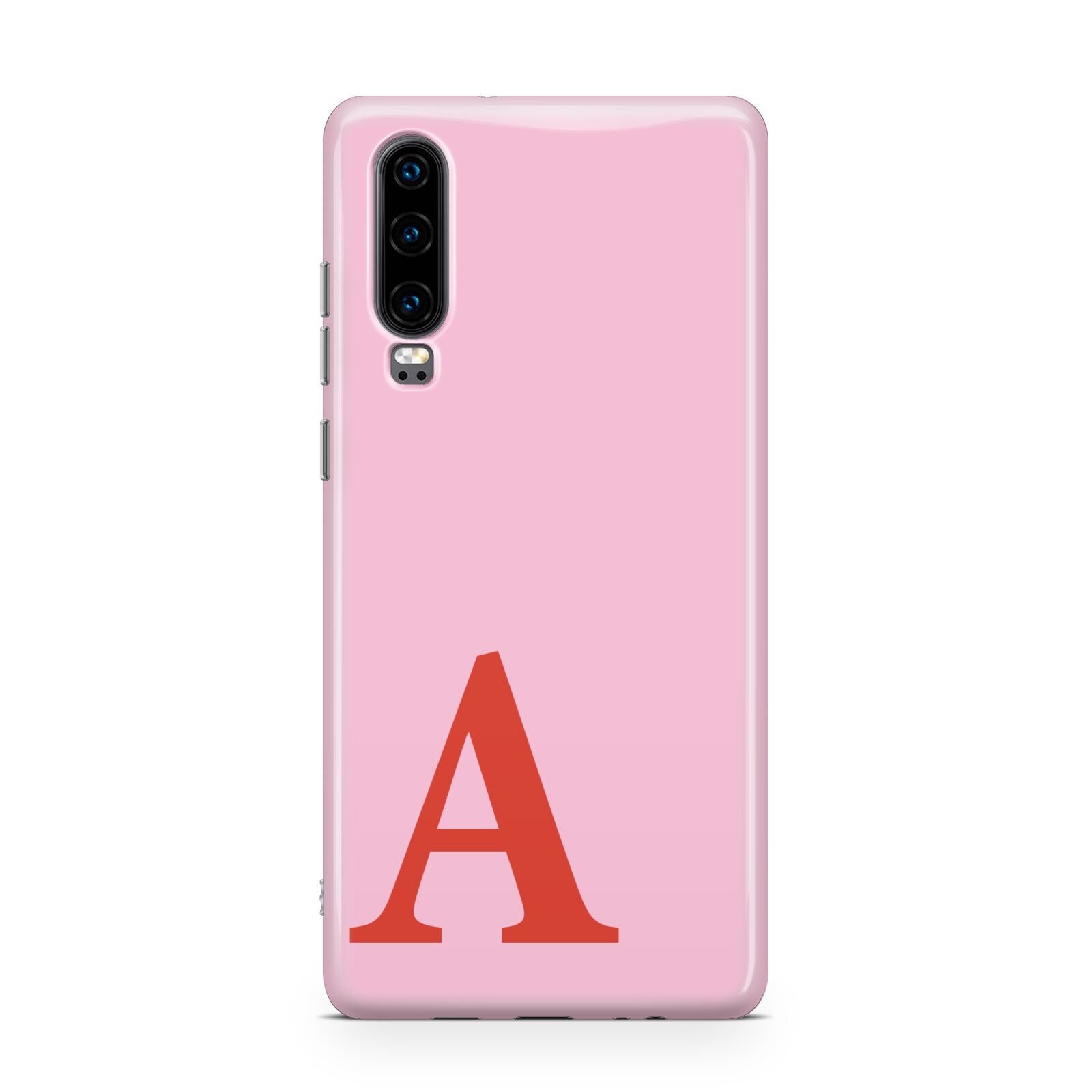 Personalised Pink and Red Huawei P30 Phone Case
