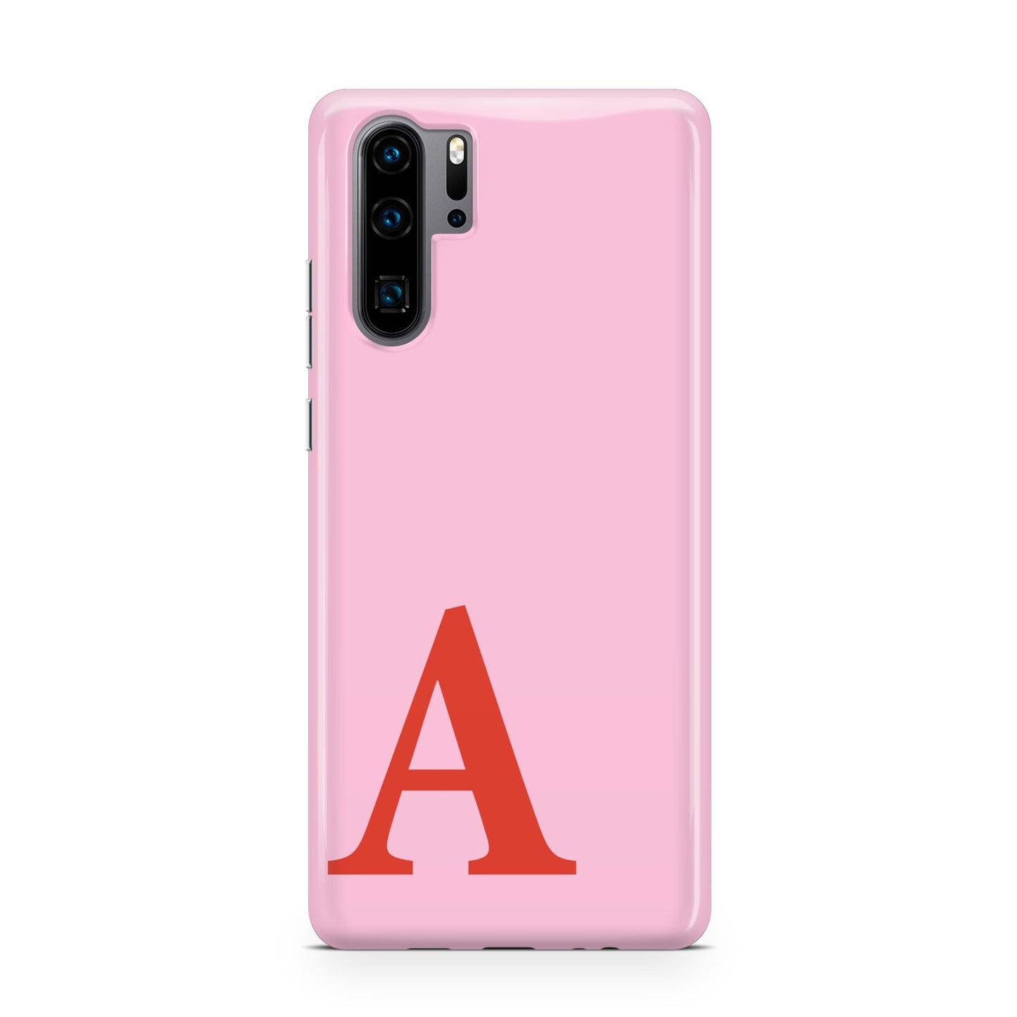 Personalised Pink and Red Huawei P30 Pro Phone Case