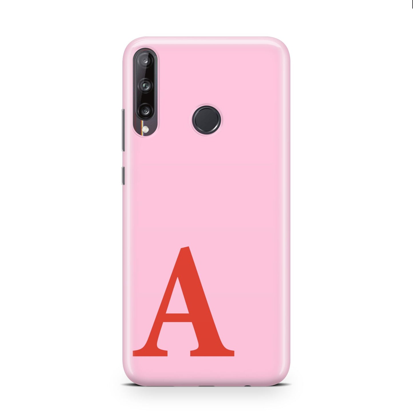 Personalised Pink and Red Huawei P40 Lite E Phone Case