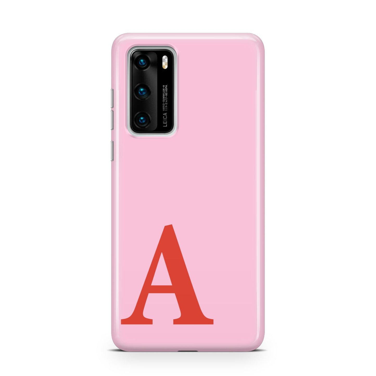 Personalised Pink and Red Huawei P40 Phone Case