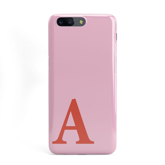 Personalised Pink and Red OnePlus Case