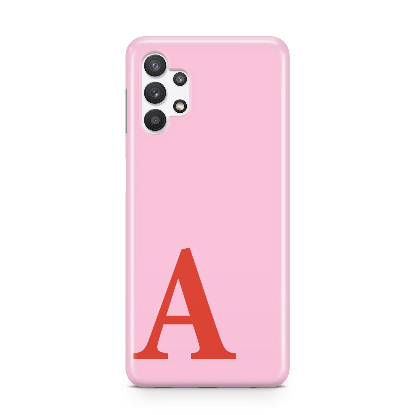 Personalised Pink and Red Samsung A32 5G Case