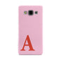 Personalised Pink and Red Samsung Galaxy A3 Case
