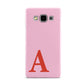 Personalised Pink and Red Samsung Galaxy A5 Case