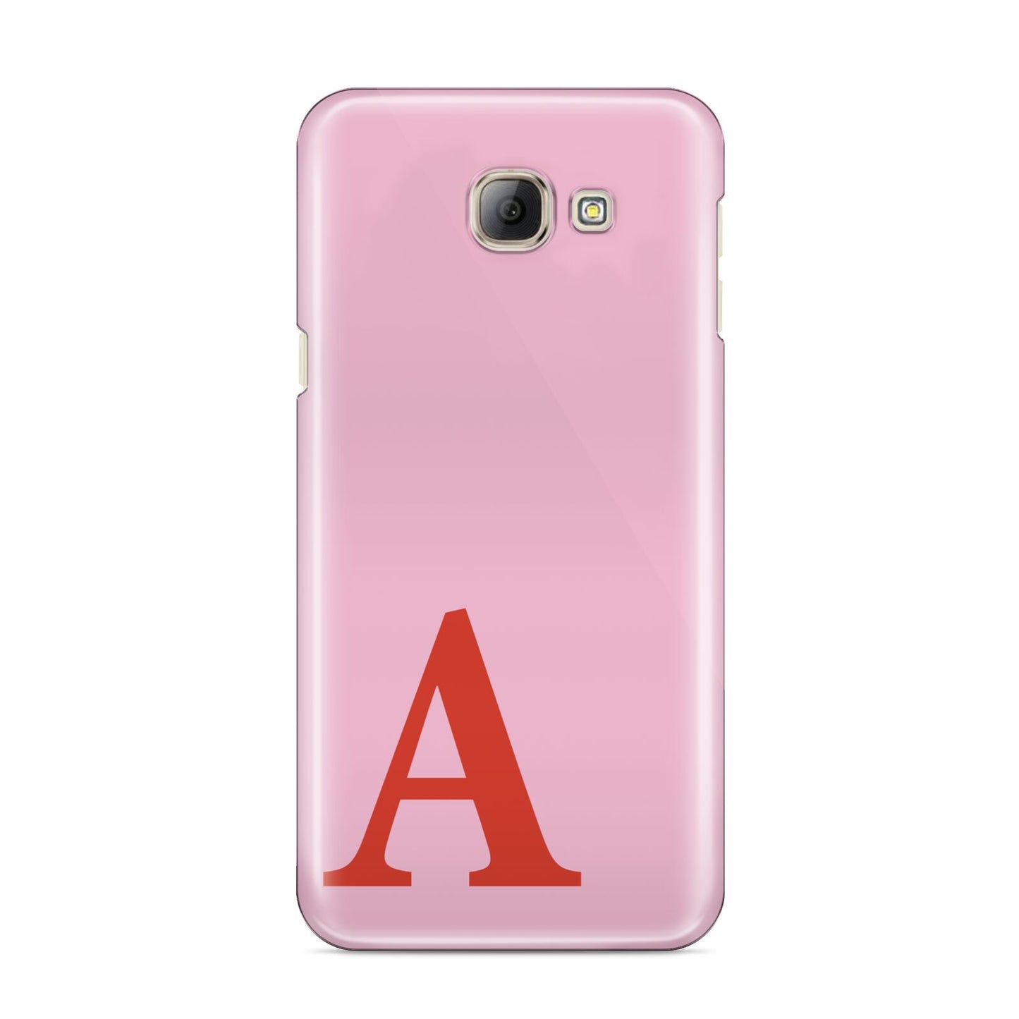 Personalised Pink and Red Samsung Galaxy A8 2016 Case