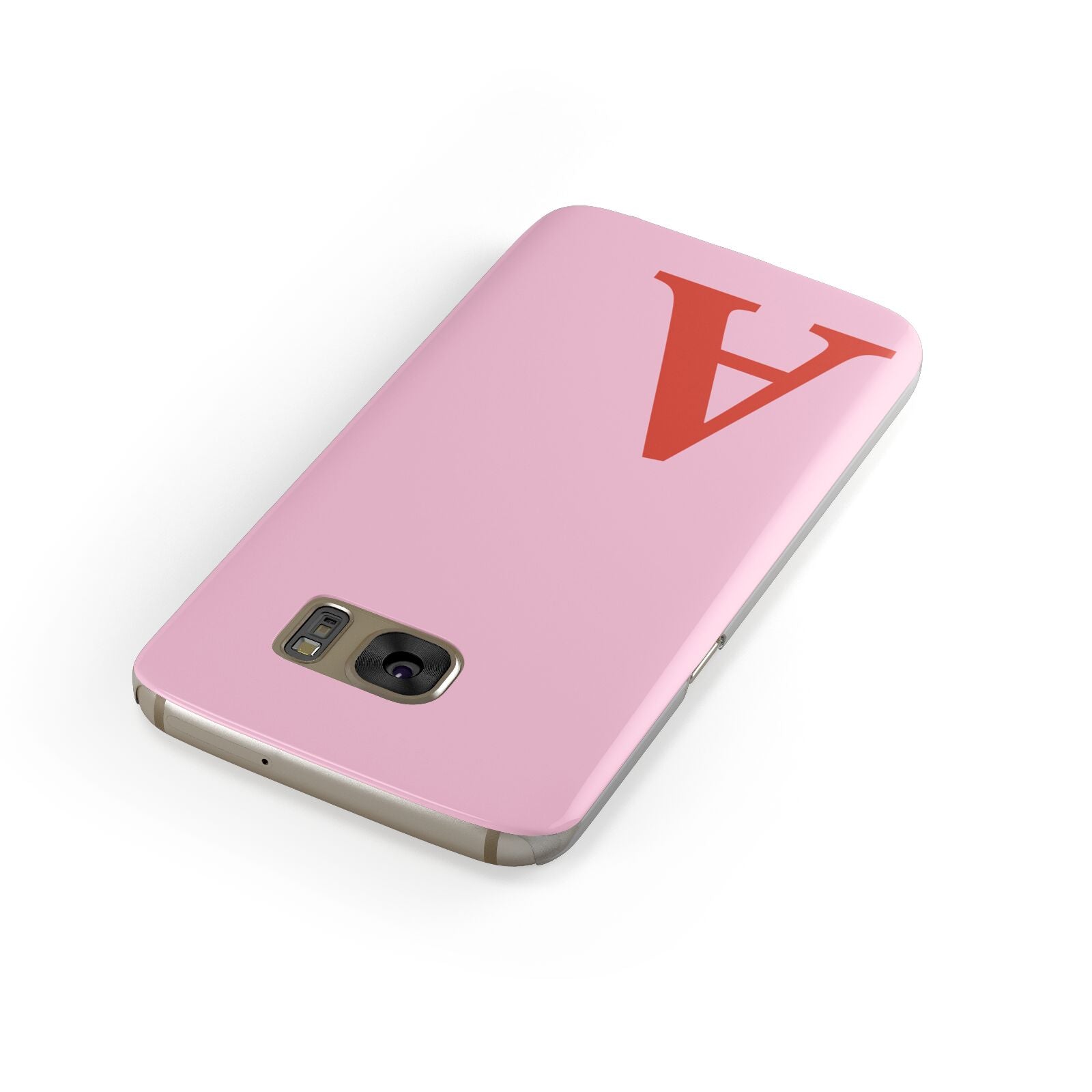 Personalised Pink and Red Samsung Galaxy Case Front Close Up