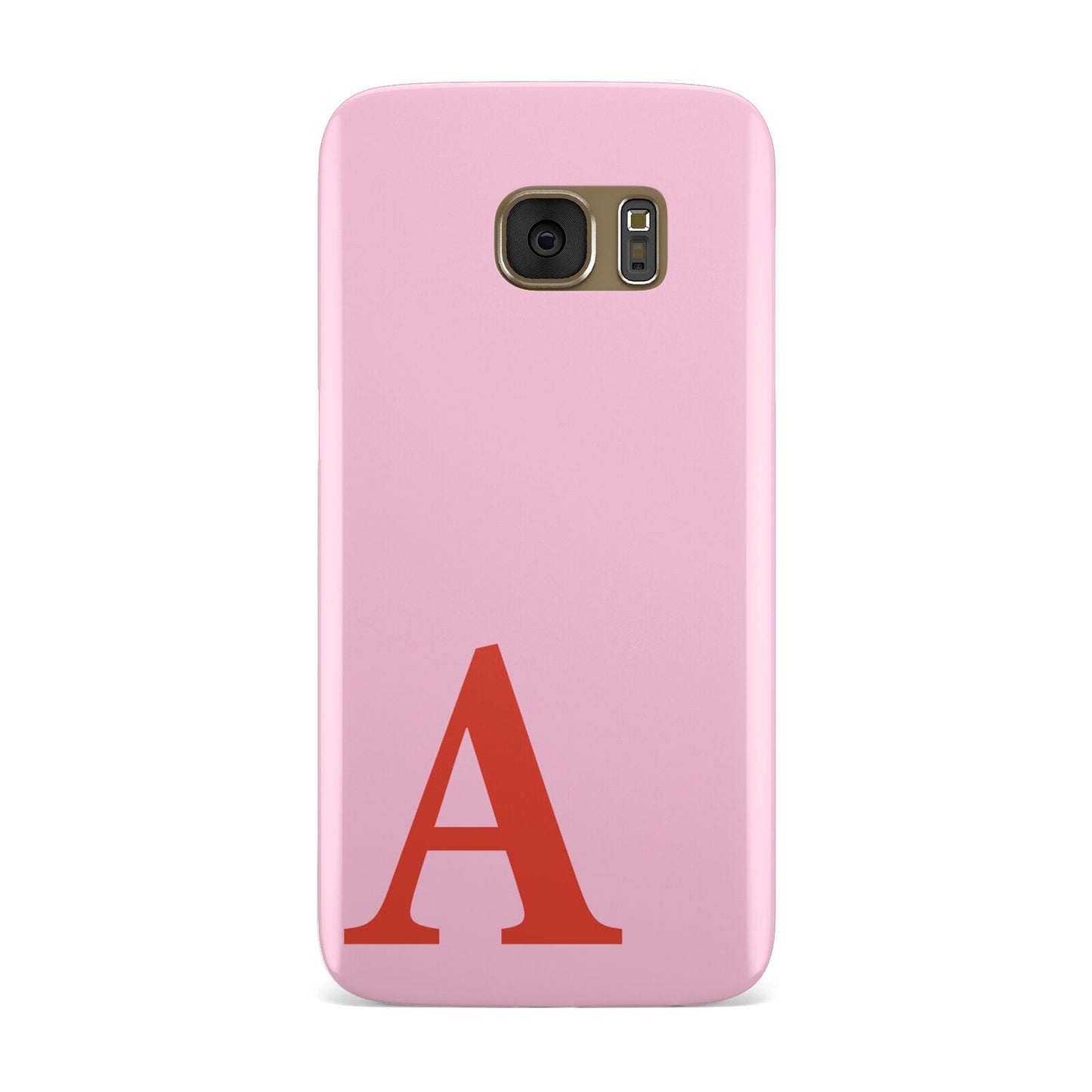 Personalised Pink and Red Samsung Galaxy Case