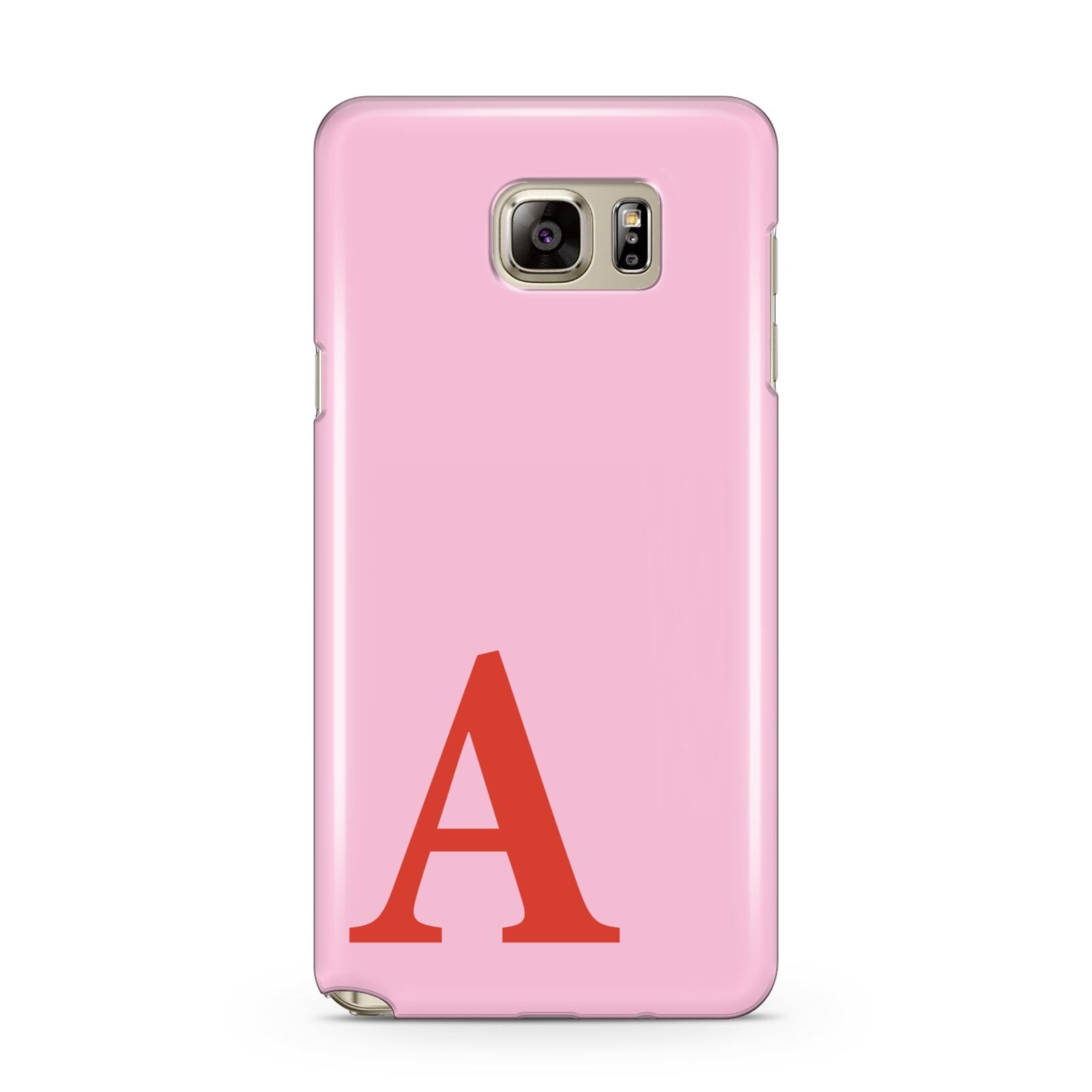 Personalised Pink and Red Samsung Galaxy Note 5 Case