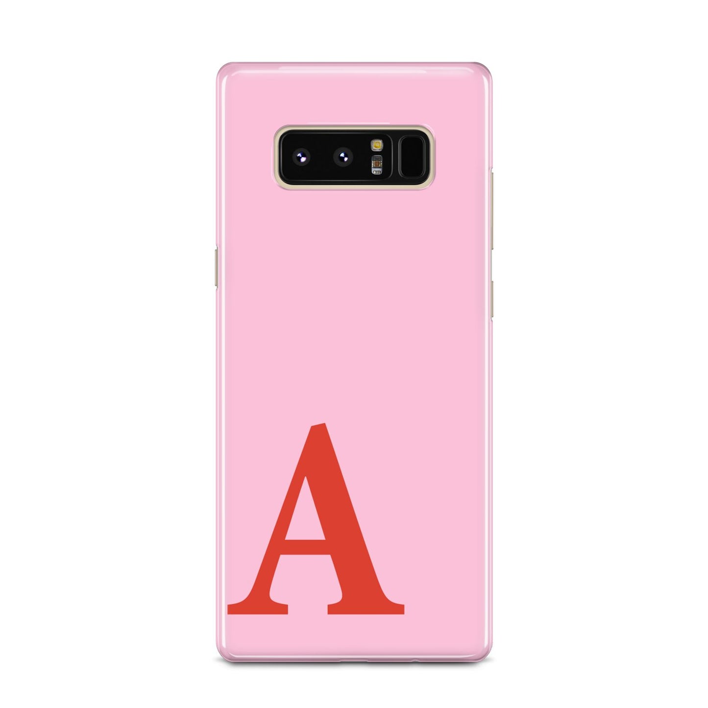 Personalised Pink and Red Samsung Galaxy Note 8 Case