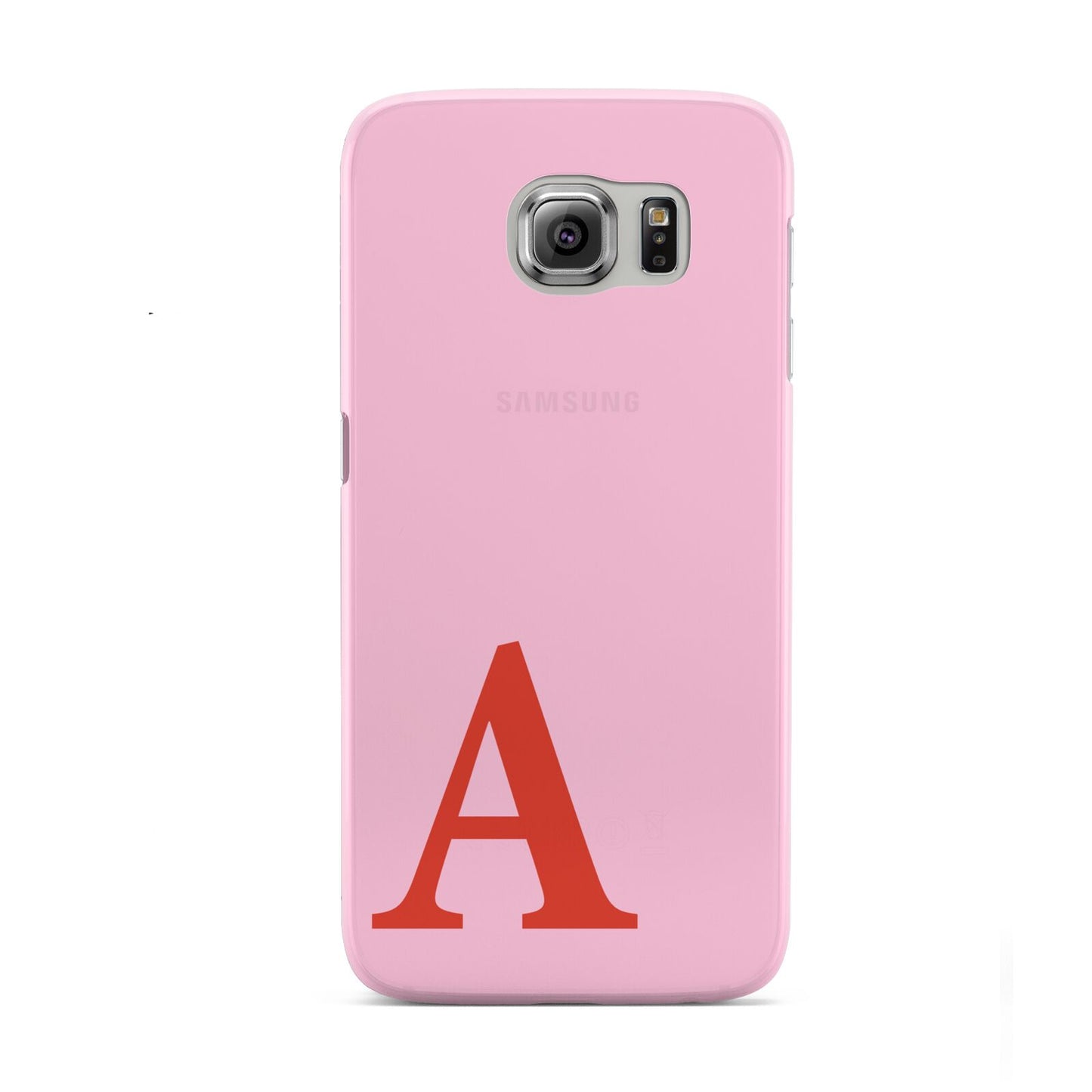 Personalised Pink and Red Samsung Galaxy S6 Case