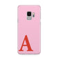 Personalised Pink and Red Samsung Galaxy S9 Case