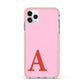 Personalised Pink and Red iPhone 11 Pro Max Impact Pink Edge Case