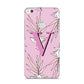 Personalised Pink and White Floral Monogram Huawei P8 Lite Case