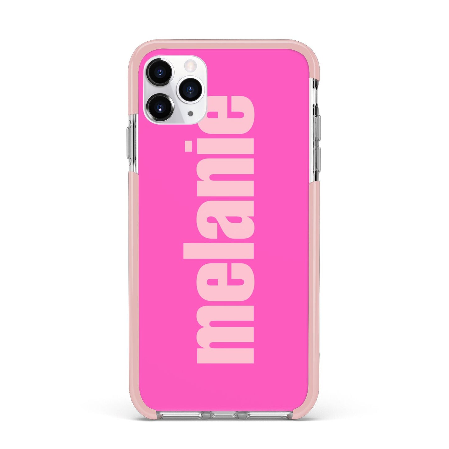Personalised Pink iPhone 11 Pro Max Impact Pink Edge Case