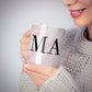 Personalised Pinky Marble Initials 10oz Mug Alternative Image 6