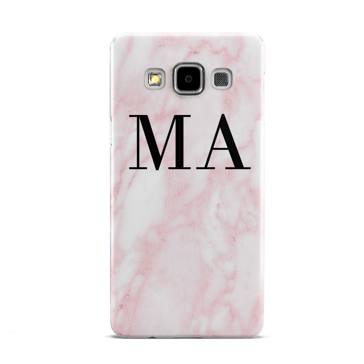Personalised Pinky Marble Initials Samsung Galaxy A5 Case