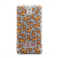 Personalised Pizza Initials Clear Samsung Galaxy Note 3 Case