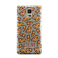 Personalised Pizza Initials Clear Samsung Galaxy Note 4 Case