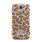 Personalised Pizza Initials Clear Samsung Galaxy S4 Case