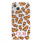 Personalised Pizza Initials Clear iPhone 13 Full Wrap 3D Snap Case