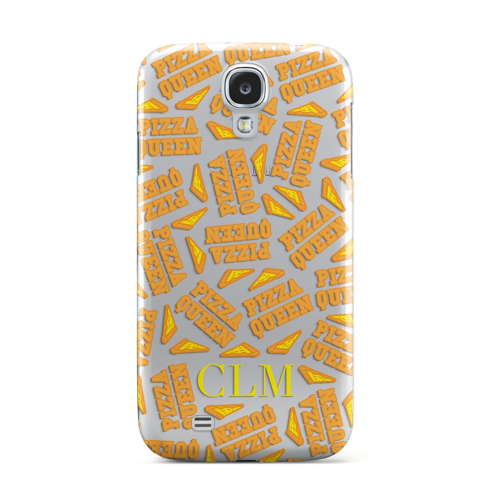 Personalised Pizza Queen Initials Samsung Galaxy S4 Case