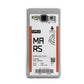 Personalised Planet Boarding Pass Samsung Galaxy A3 Case