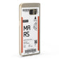 Personalised Planet Boarding Pass Samsung Galaxy Case Fourty Five Degrees