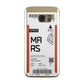 Personalised Planet Boarding Pass Samsung Galaxy Case