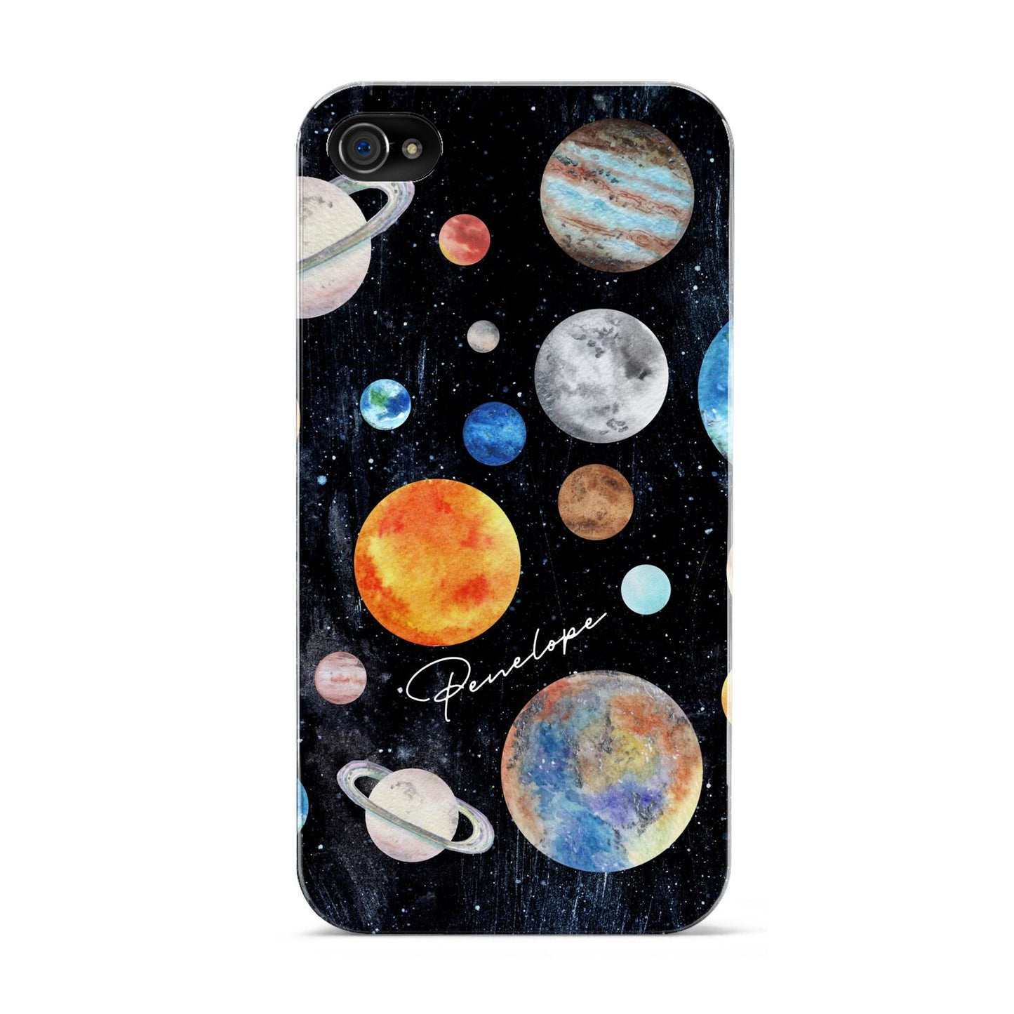 Personalised Planets Apple iPhone 4s Case