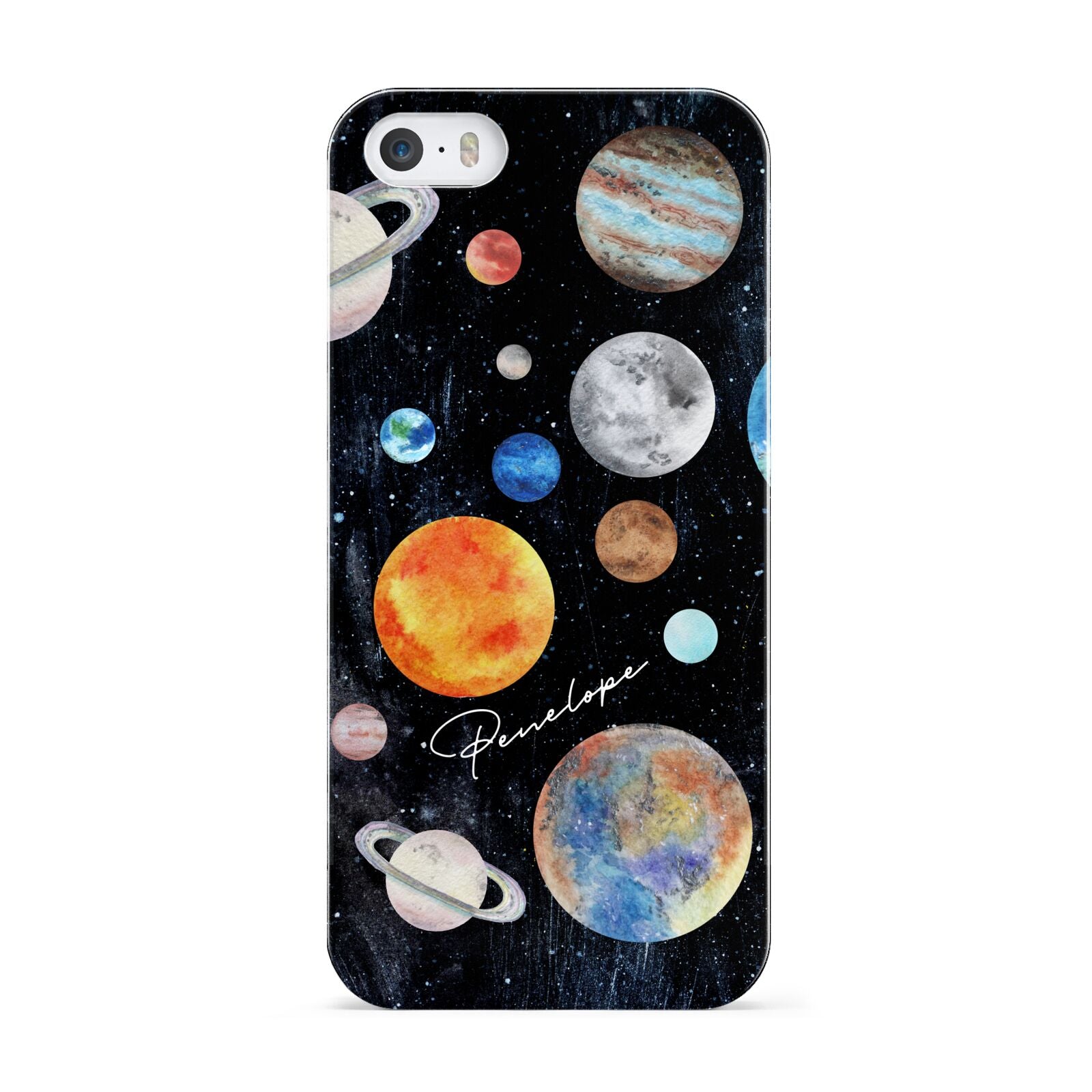 Personalised Planets Apple iPhone 5 Case