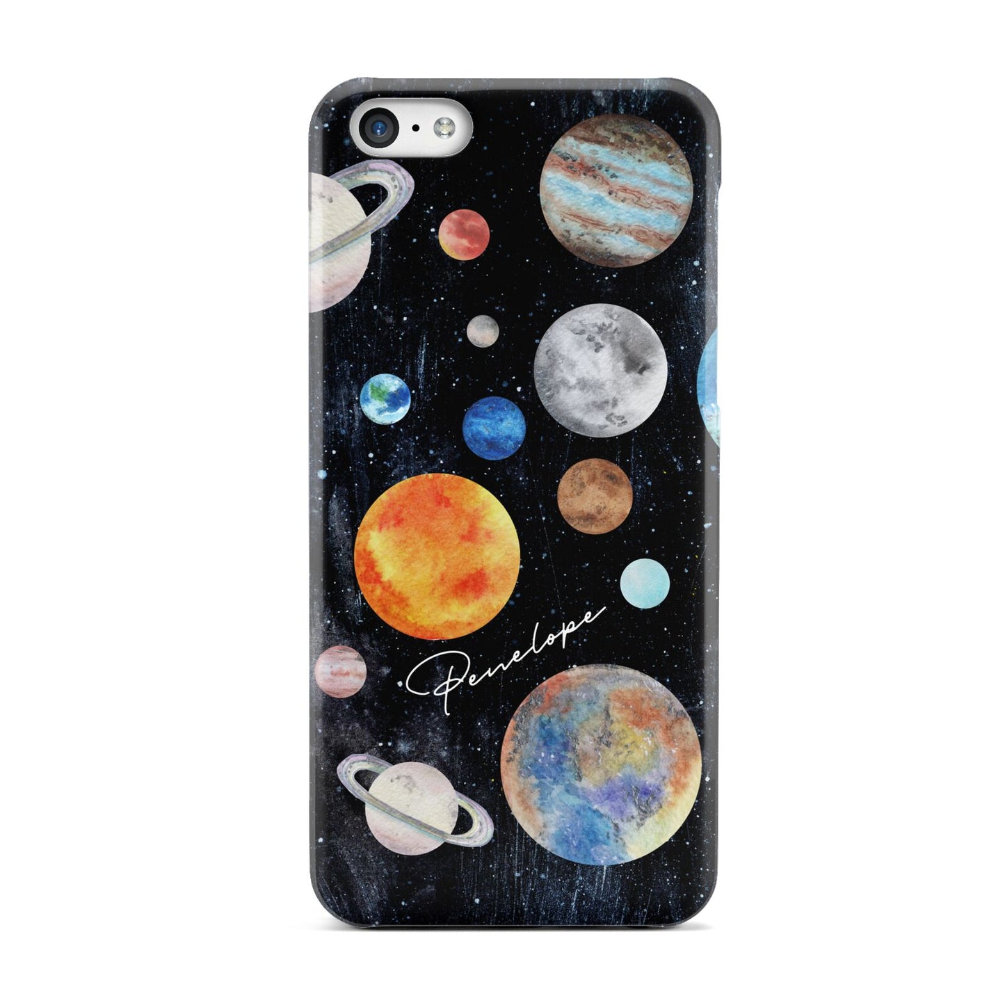 Personalised Planets Apple iPhone 5c Case