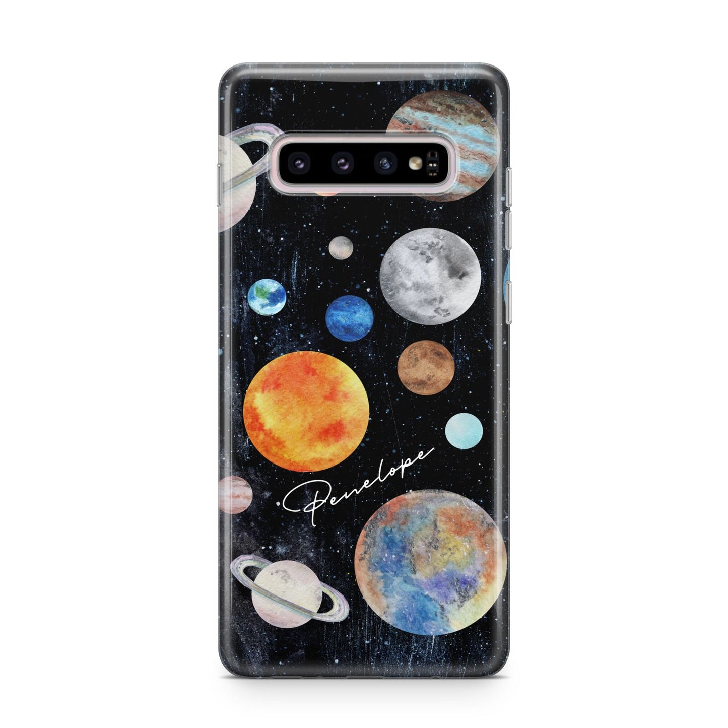Personalised Planets Samsung Galaxy S10 Plus Case