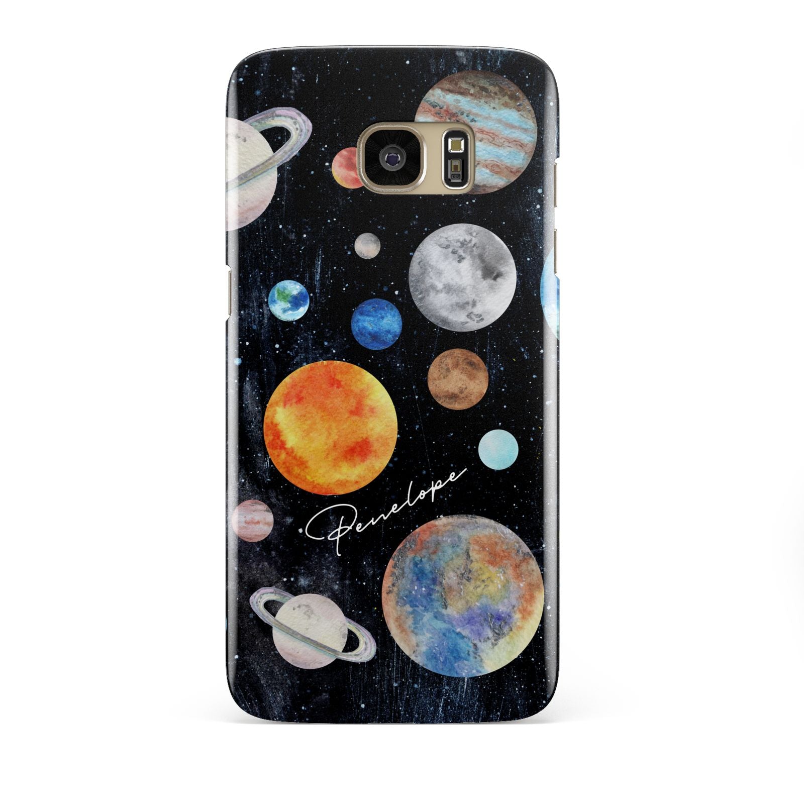 Personalised Planets Samsung Galaxy S7 Edge Case