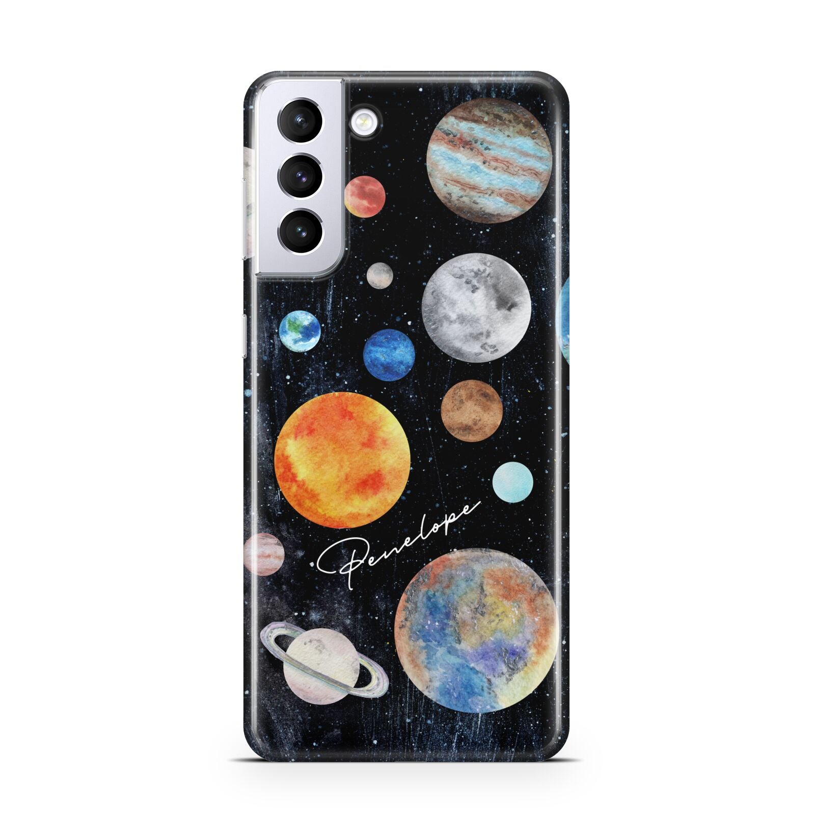 Personalised Planets Samsung S21 Plus Phone Case