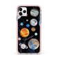 Personalised Planets iPhone 11 Pro Max Impact Pink Edge Case