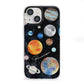Personalised Planets iPhone 13 Mini Clear Bumper Case