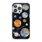 Personalised Planets iPhone 13 Pro Clear Bumper Case