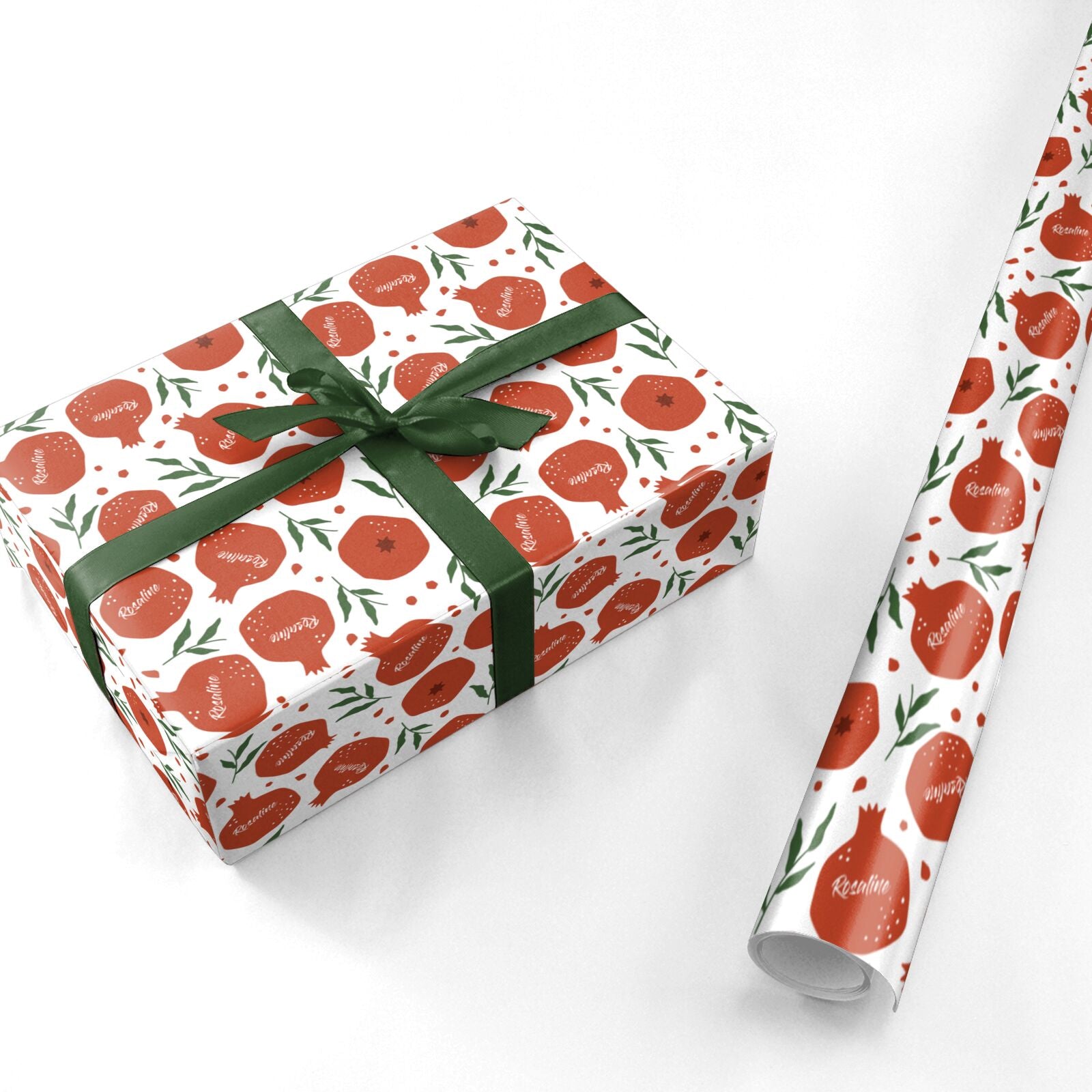 Personalised Pomegranates Personalised Wrapping Paper